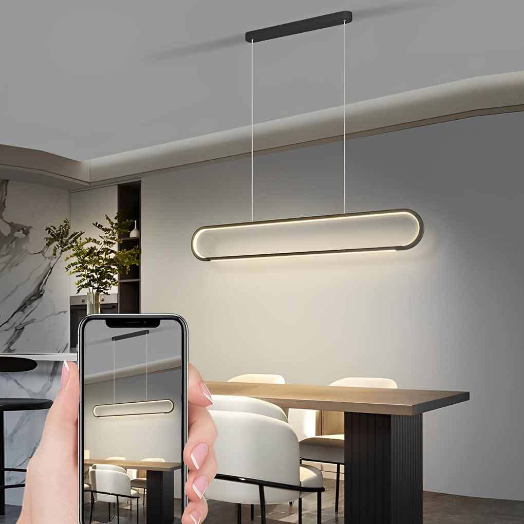 Minimalist Strip Dimmable LED Modern Chandelier