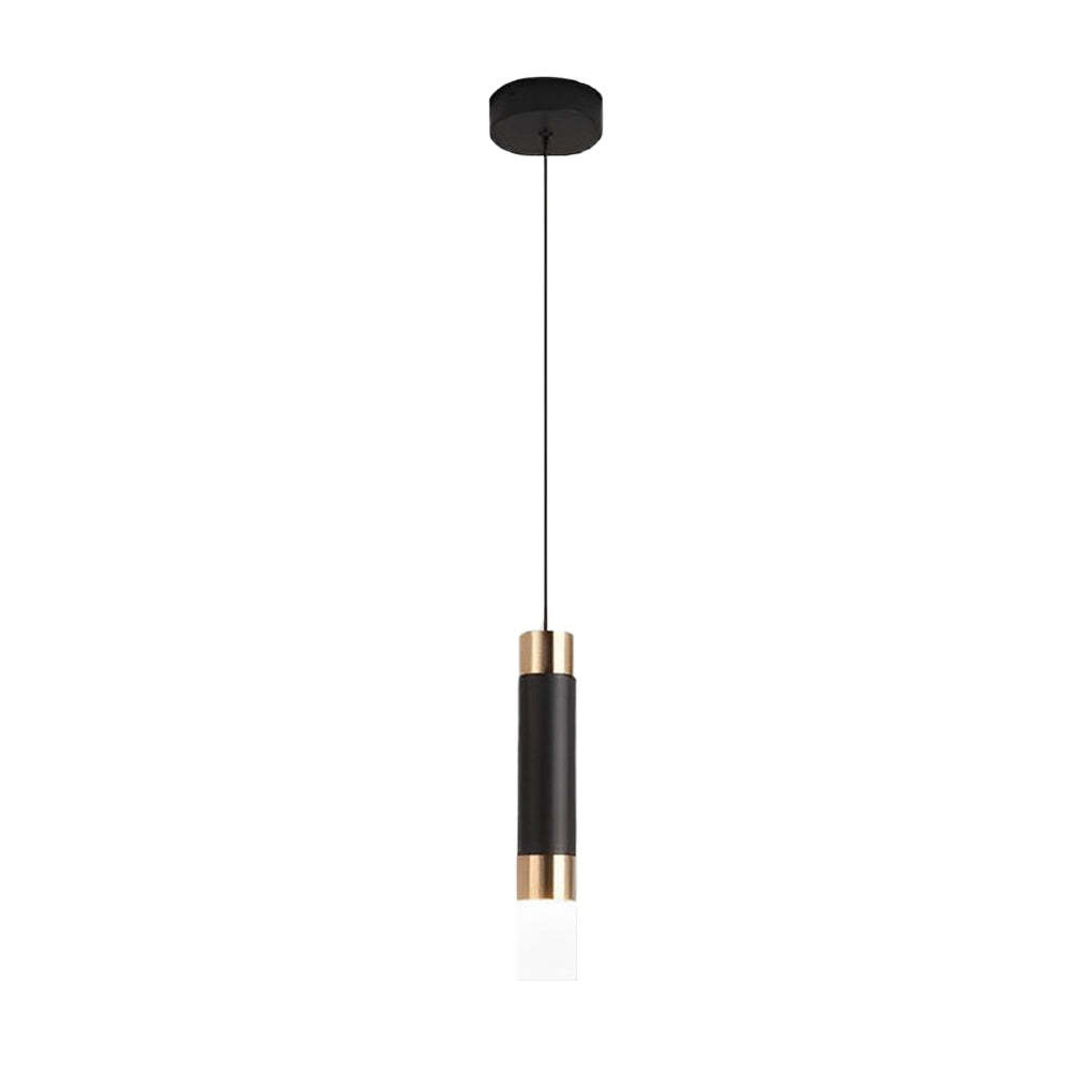 Minimalist LED Black Nordic Kitchen Island Pendant