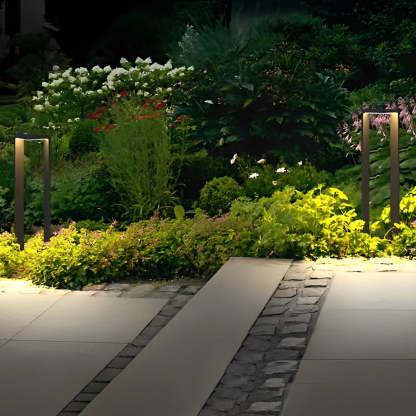 Sleek Linear 12W LED Pathway Light Minimalist Outdoor Landscape Lamp-Lighom