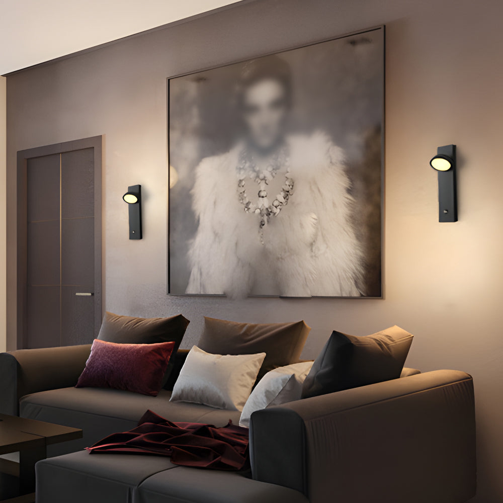 Rotatable Modern Touch-Control Spotlight Wall Lamp