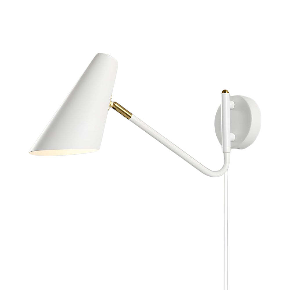 Modern Hoxton Hanging Wall Sconce with Conical Shade - 1-Light-Lighom