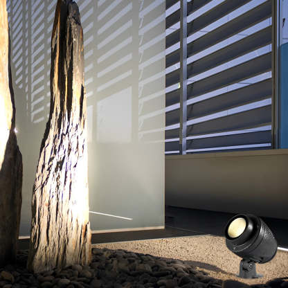 Round Waterproof LED Adjustable Modern Outdoor Spotlights Tree Spot Lights-Lighom