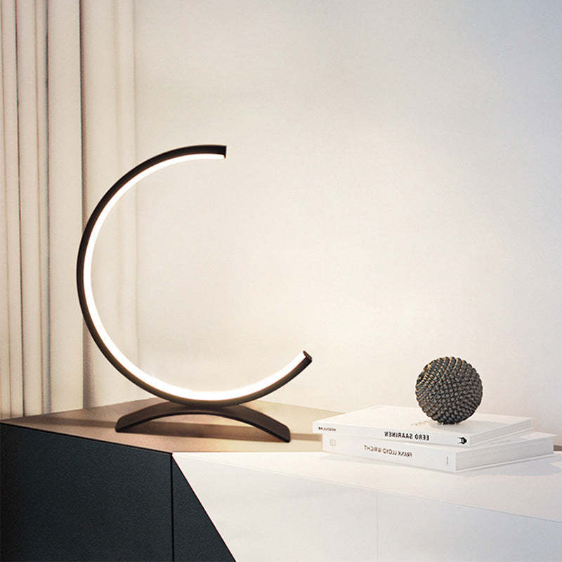 3/4 Circle Touch LED Modern Accent Lamp