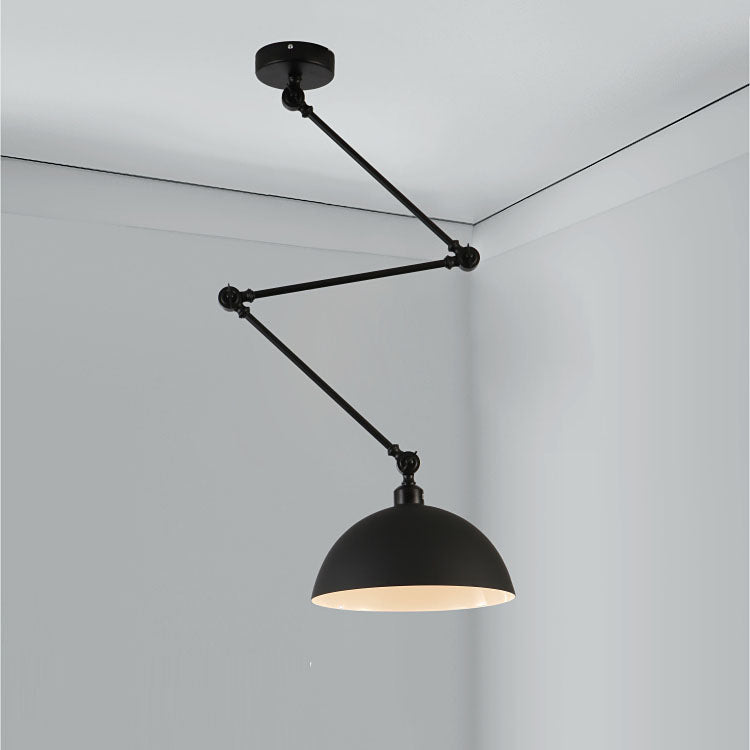 Nordic Bowl Extendable Semi-Flush Light