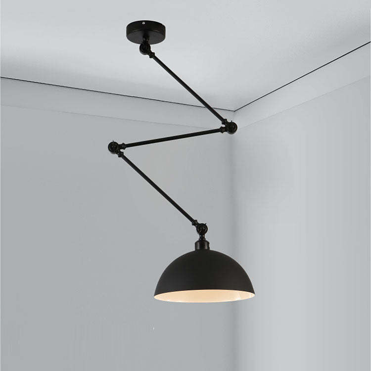 Nordic Bowl Extendable Semi-Flush Light