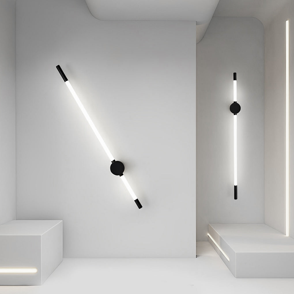 Long Strip Acrylic LED Minimalist Modern Wall Lamp Wall Sconce Lighting-Lighom
