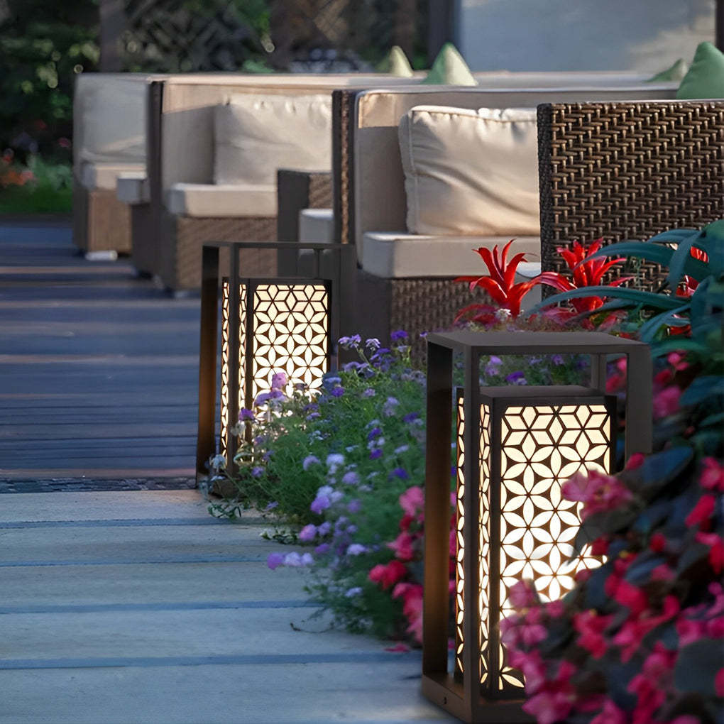 Vintage Waterproof Ip65 Galvanized Sheet Modern Outdoor Pathway Lights-Lighom