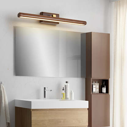 15''/23''/35'' Bathroom Vanity Light with Rotatable Wood LED Fixture-Lighom