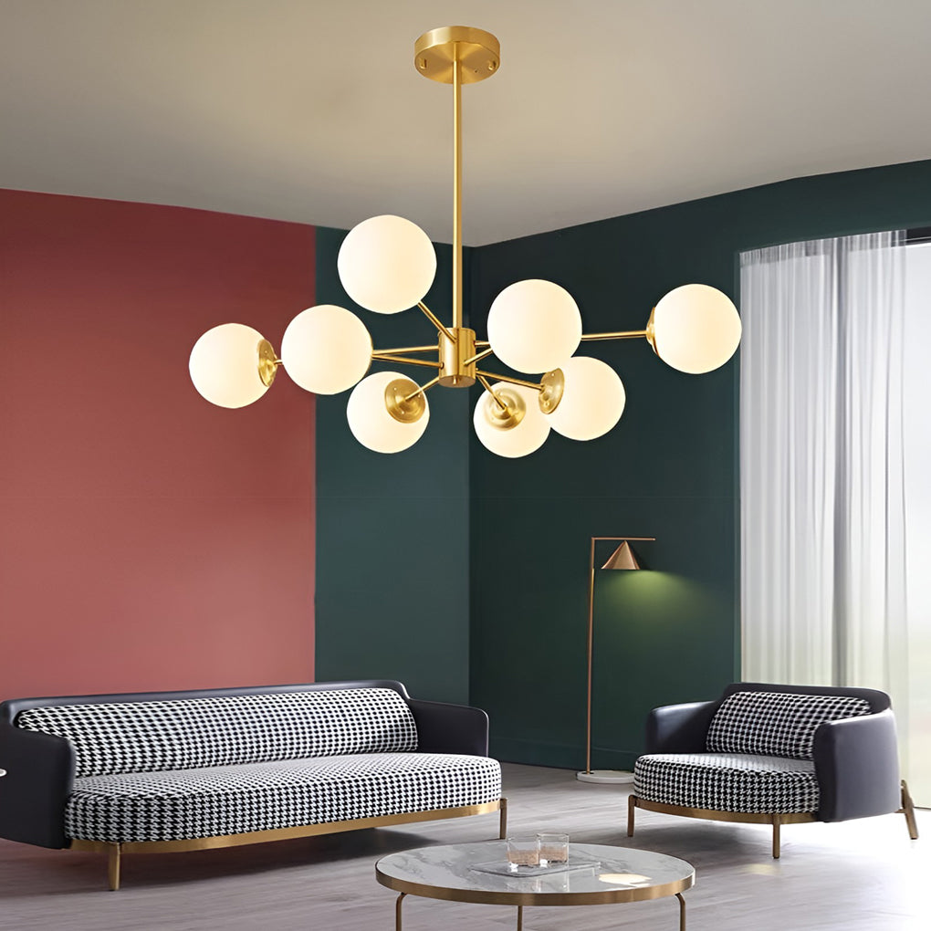 6-Light 3-Step Dimming LED Nordic Kitchen Island Pendant