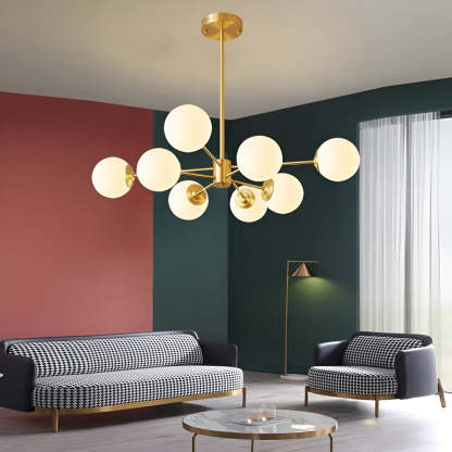 6-Light 3-Step Dimming LED Nordic Kitchen Island Pendant
