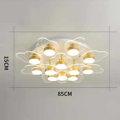 Acrylic Flower LED Nordic Flush Mount