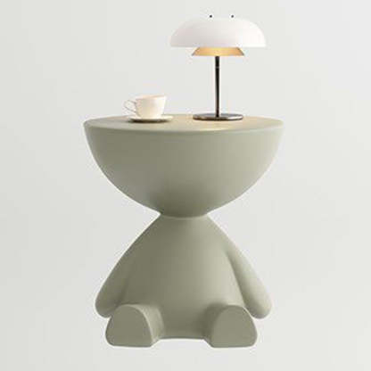 Minimalist Round End Table