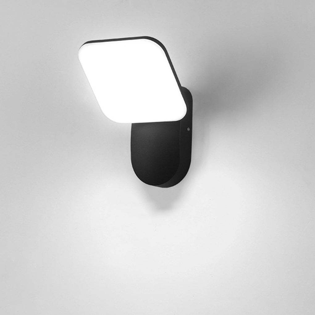 Square LED 12w Waterproof Modern Outdoor Wall Lamp Wall Sconces Lighting-Lighom