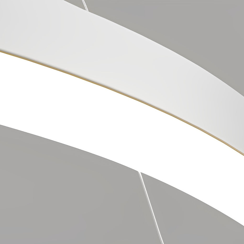 Circular Rings Dimmable LED Modern Chandelier