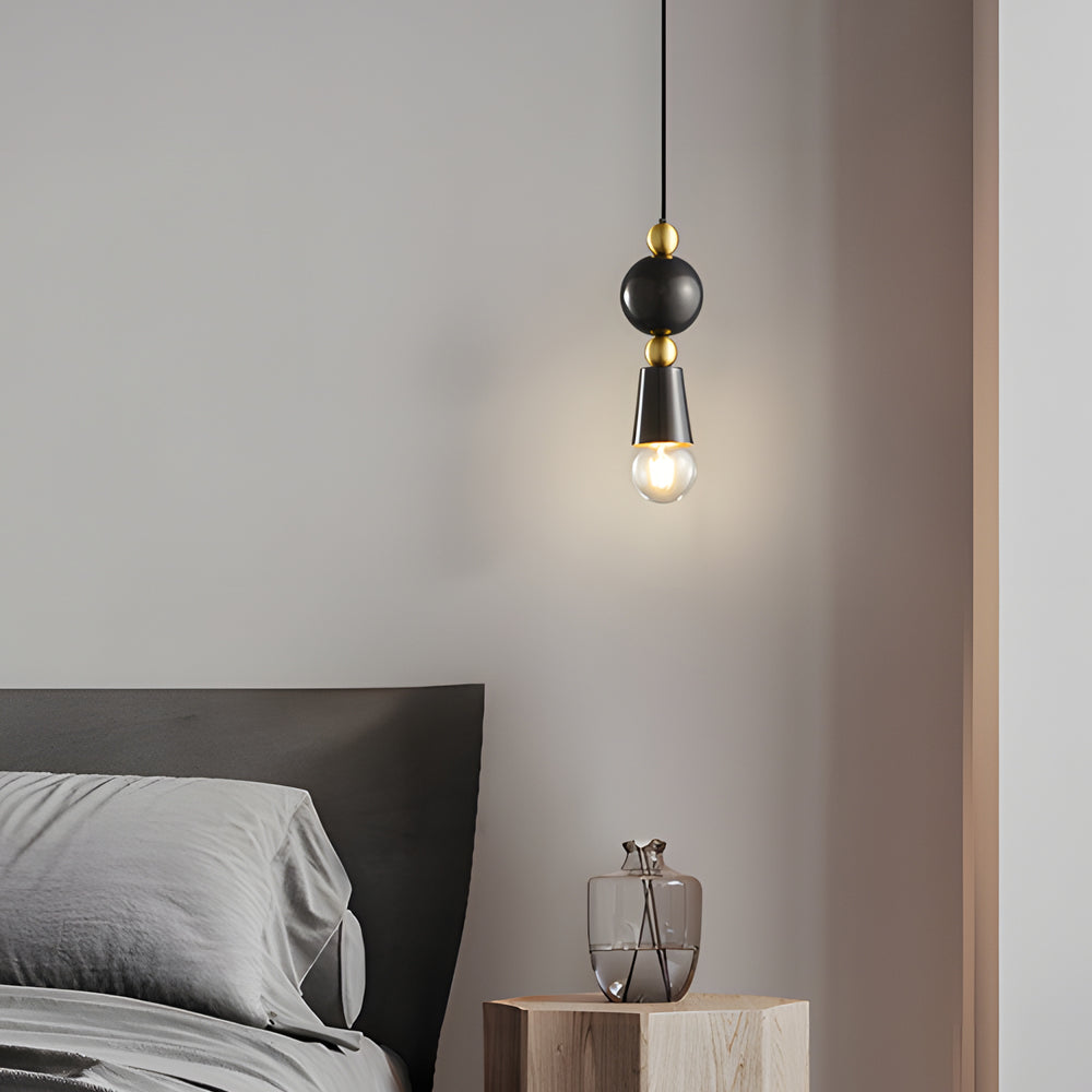 Modern Elegant Spindle Pendant Lamp