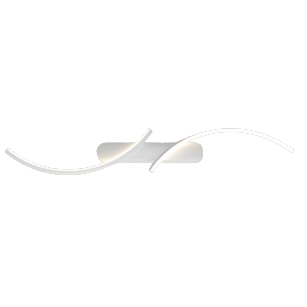 S-Shaped Three-Color LED Modern Wall Sconce