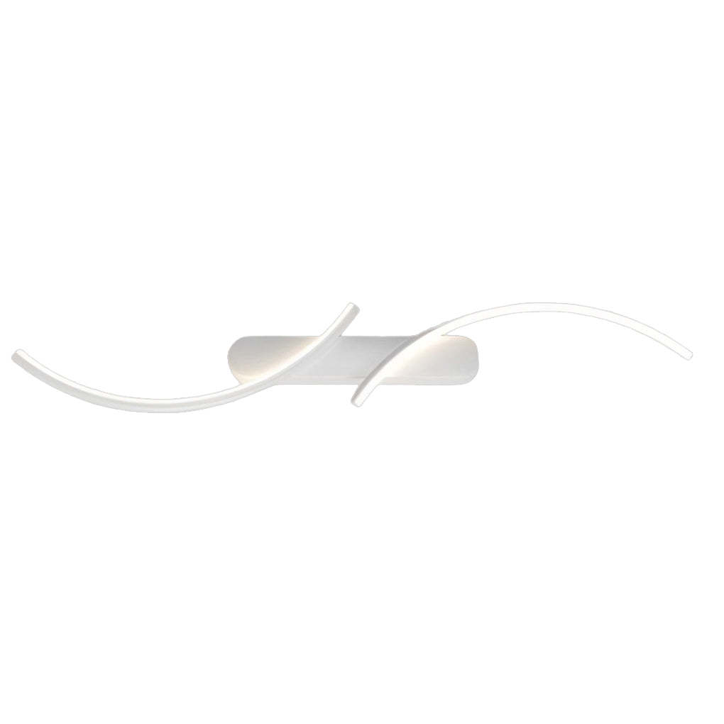 S-Shaped Three-Color LED Modern Wall Sconce