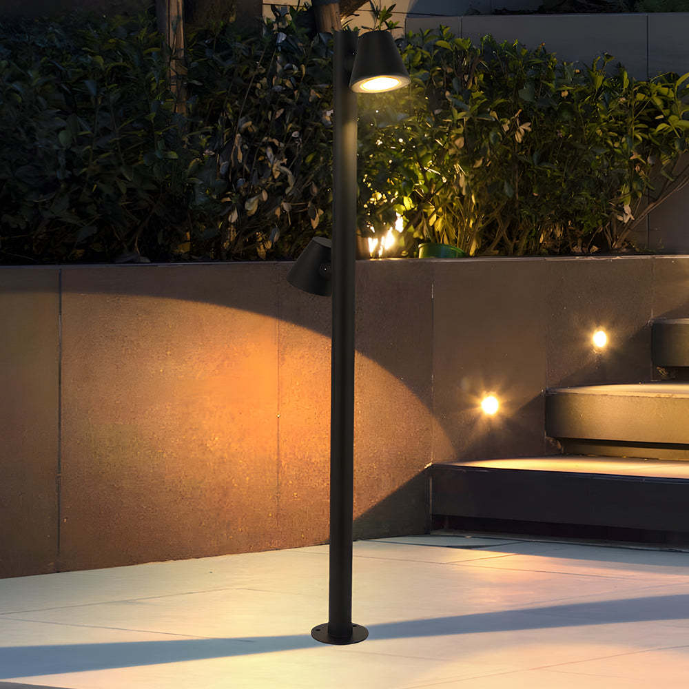 Nut 1/2-LED Outdoor Lawn Bollard Light-Lighom