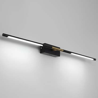 23.6''/39.4'' Black and Gold Linear LED Bathroom Vanity Light Bar-Lighom