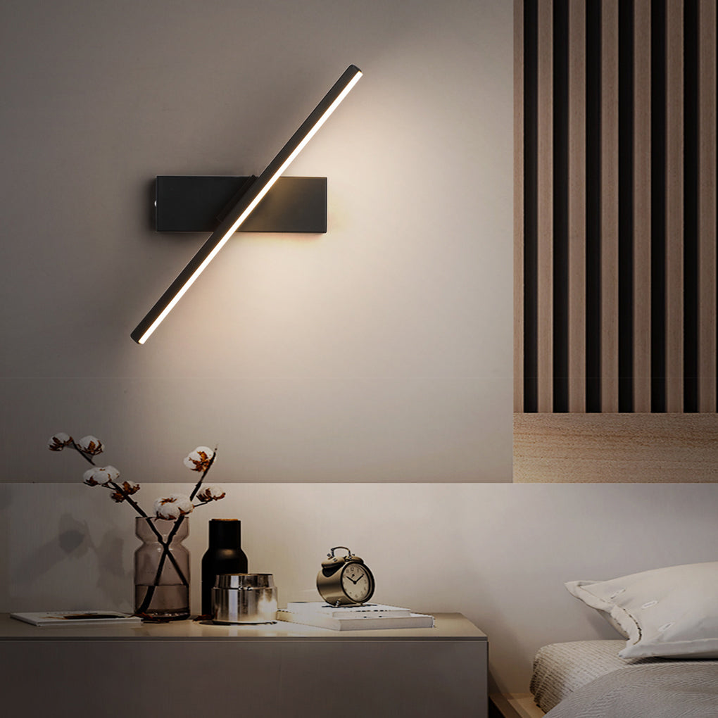 330�� Rotatable Creative Strip LED Modern Wall Lamp Wall Sconce Lighting-Lighom