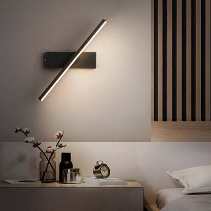 330�� Rotatable Creative Strip LED Modern Wall Lamp Wall Sconce Lighting-Lighom