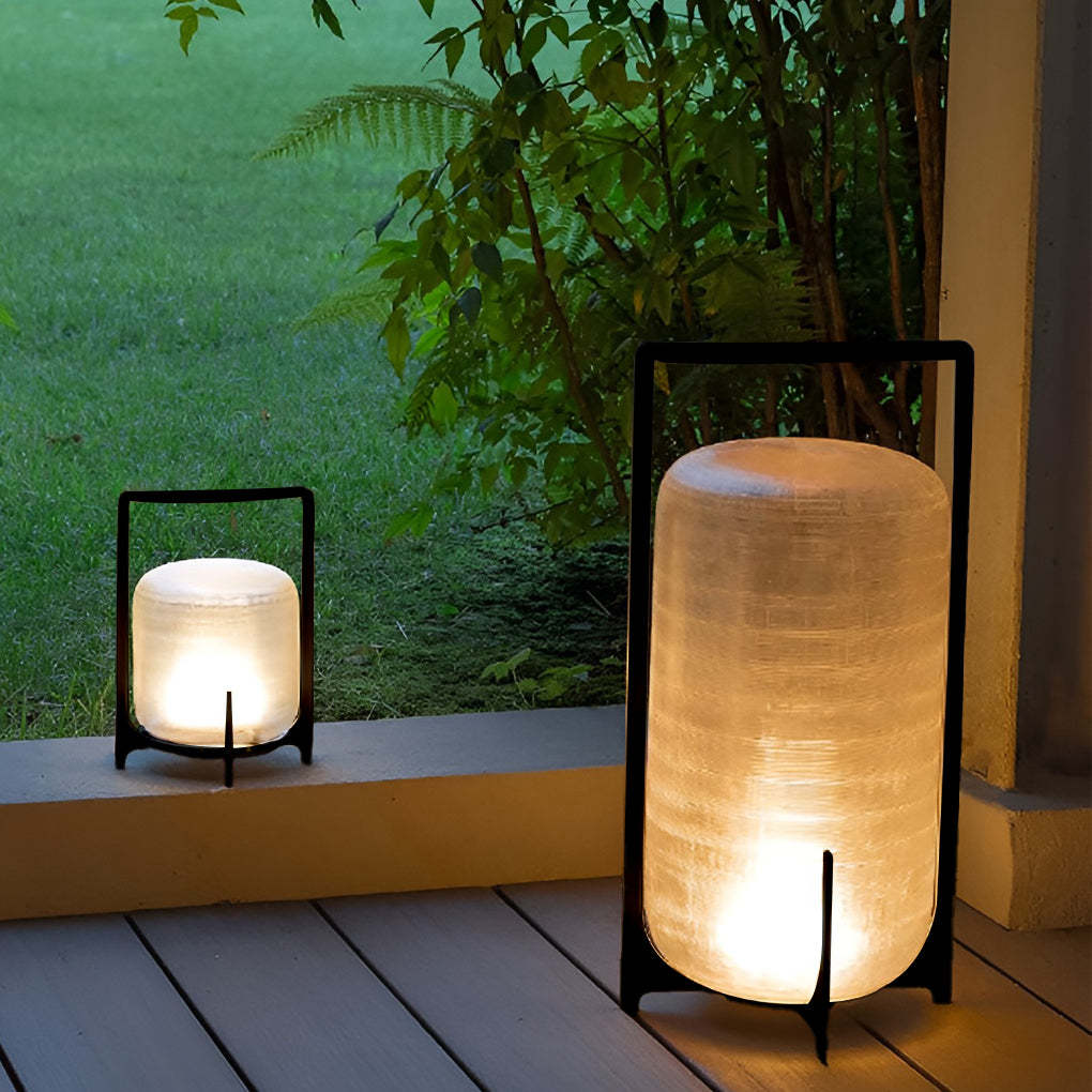 Portable Lantern Shaped Acrylic Waterproof LED Modern Outdoor Lights-Lighom