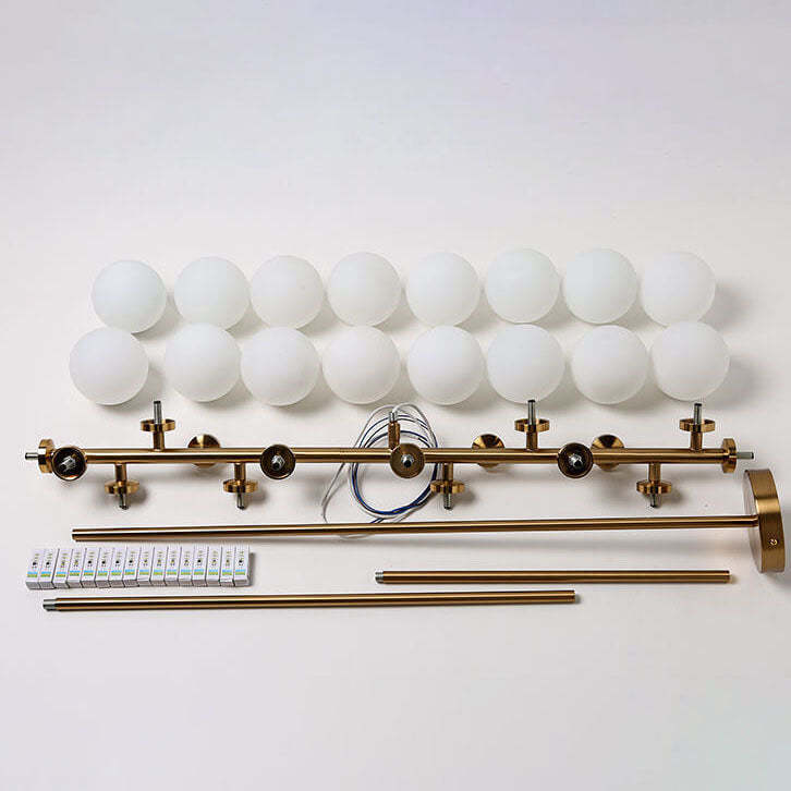 Nordic Magic Bean Glass Ball Island Chandelier