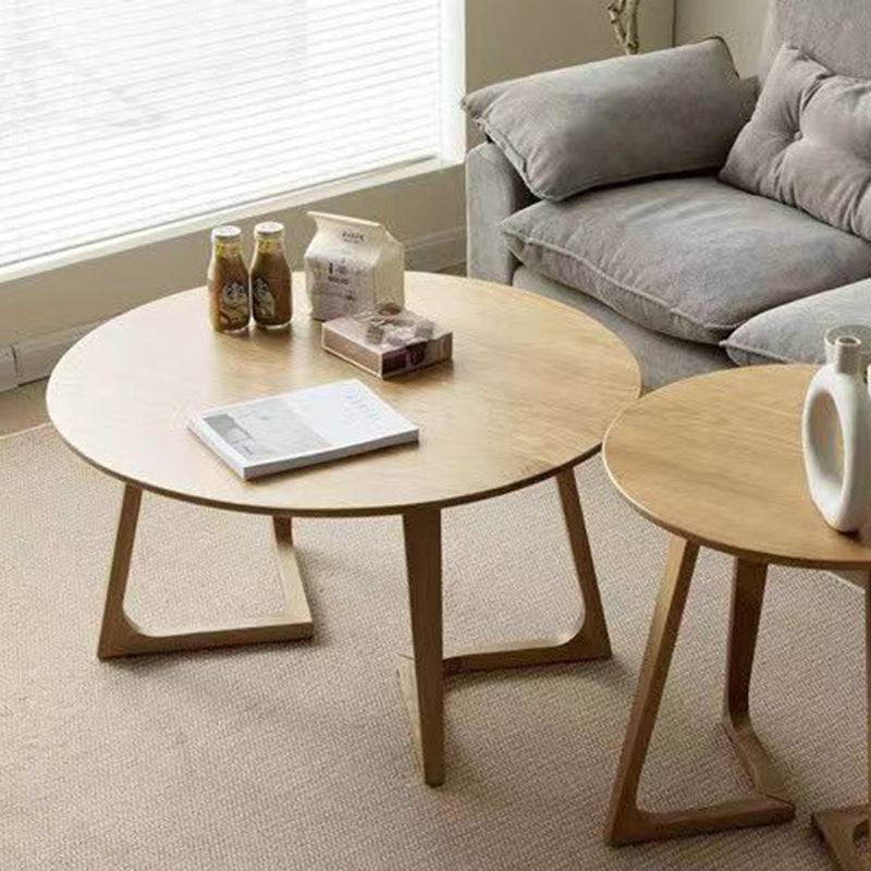 Nordic Fibreboard Pine Wood Coffee Table — White