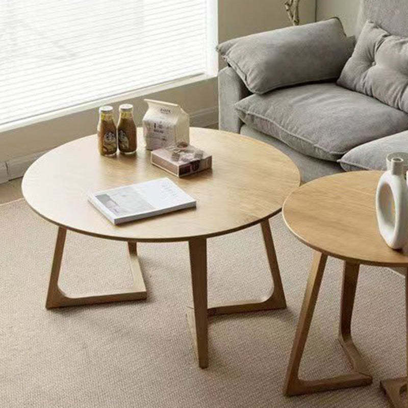 Nordic Fibreboard Pine Wood Coffee Table — White