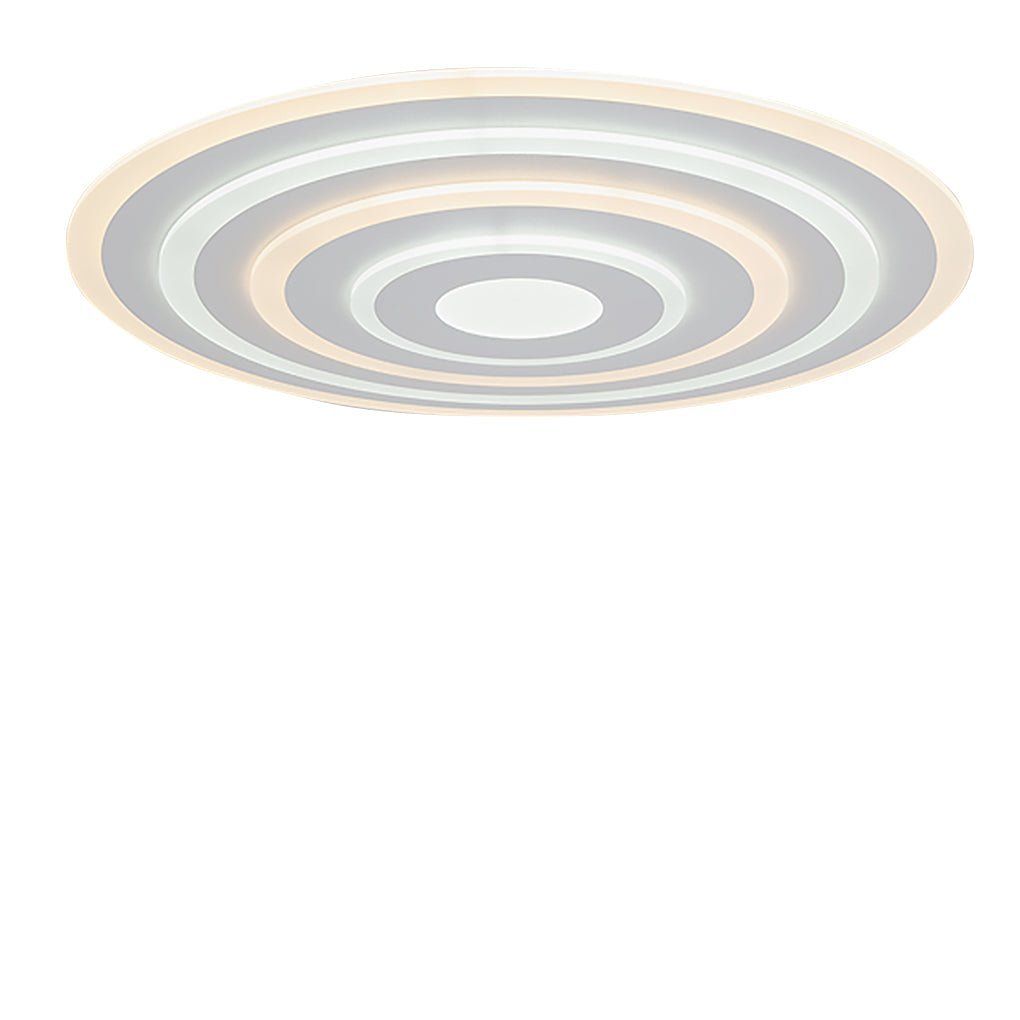 Concentric Circles Modern Flush Mount Light Dimmable LED Ceiling Lights-Lighom