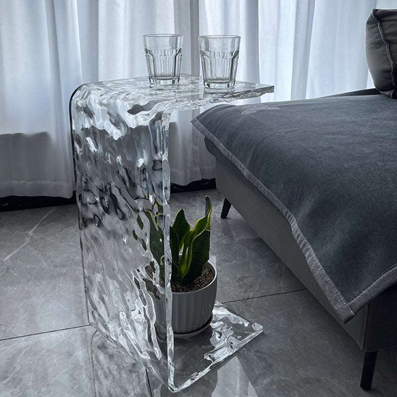 Nordic Ripple C-Shape End Table