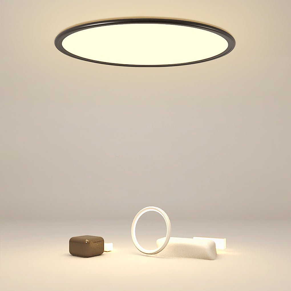 30" Round LED Ultrathin Modern Flush Mount Light