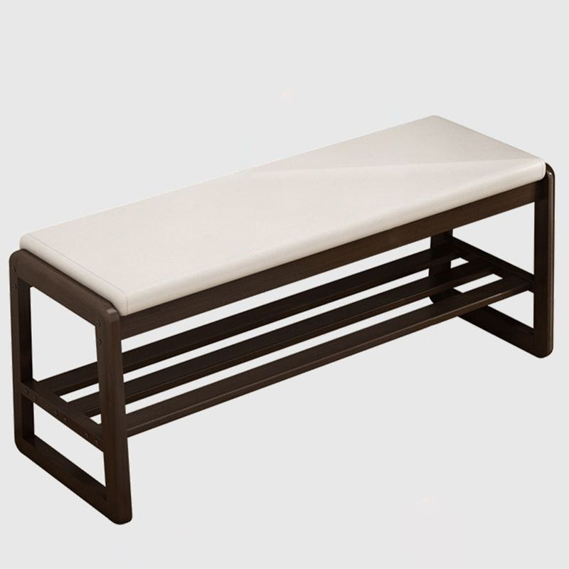 Scandinavian Tech Cloth Wood 1-Shelf Shoe Storage