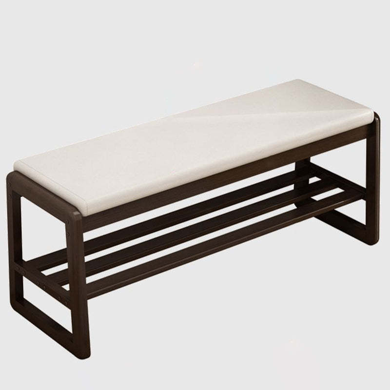Scandinavian Tech Cloth Wood 1-Shelf Shoe Storage