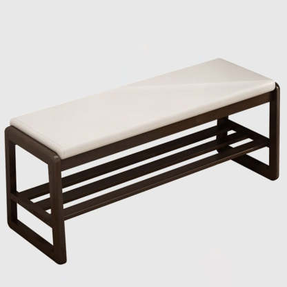 Scandinavian Tech Cloth Wood 1-Shelf Shoe Storage