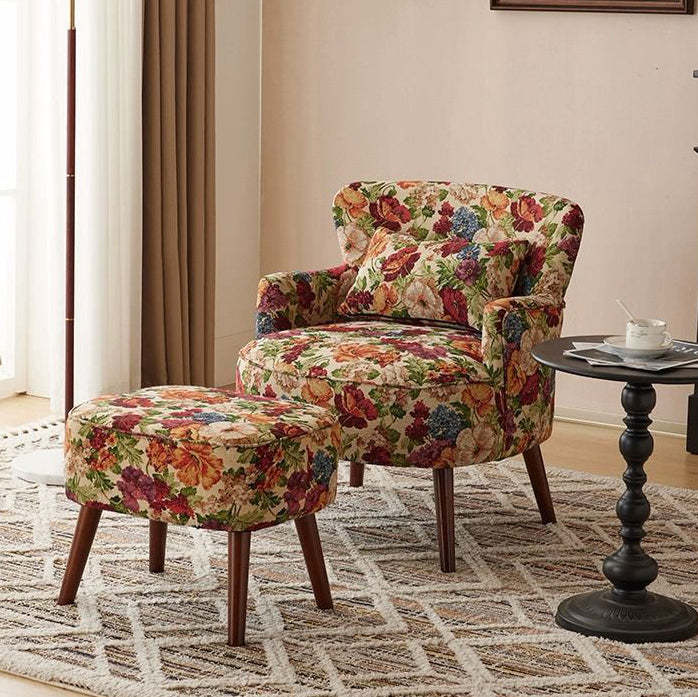 Vintage High Elasticity Wood Accent Chair