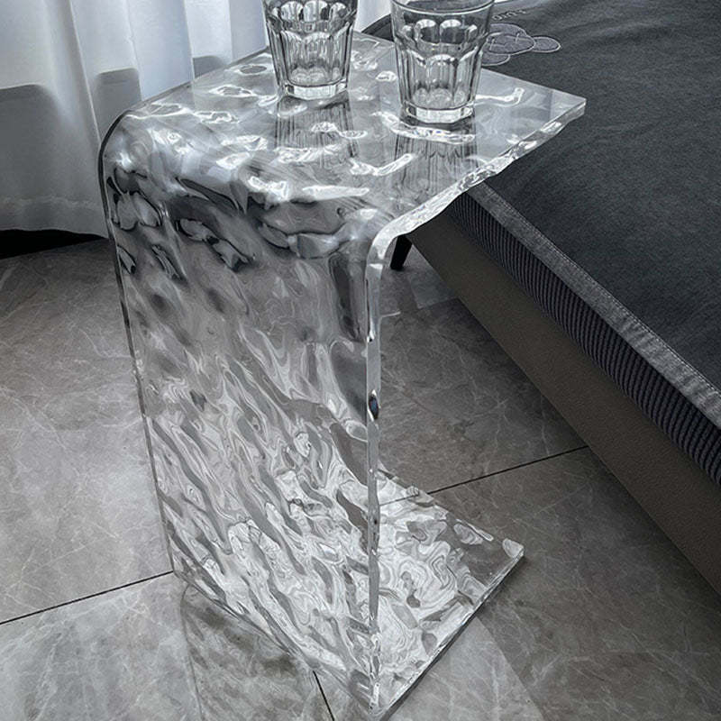 Nordic Ripple C-Shape End Table