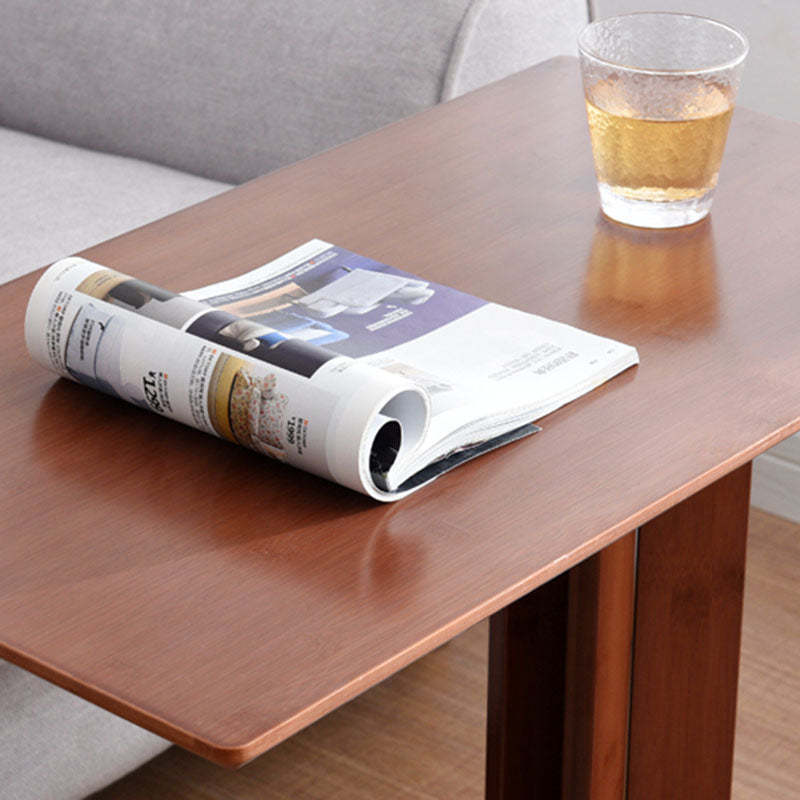 Minimalist Square Wood End Table