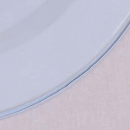 European Tiffany Baroque Round Stained Glass Flush Light