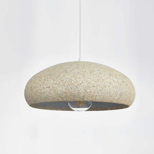 Creative Stone Beige Pendant Light For Dining Room