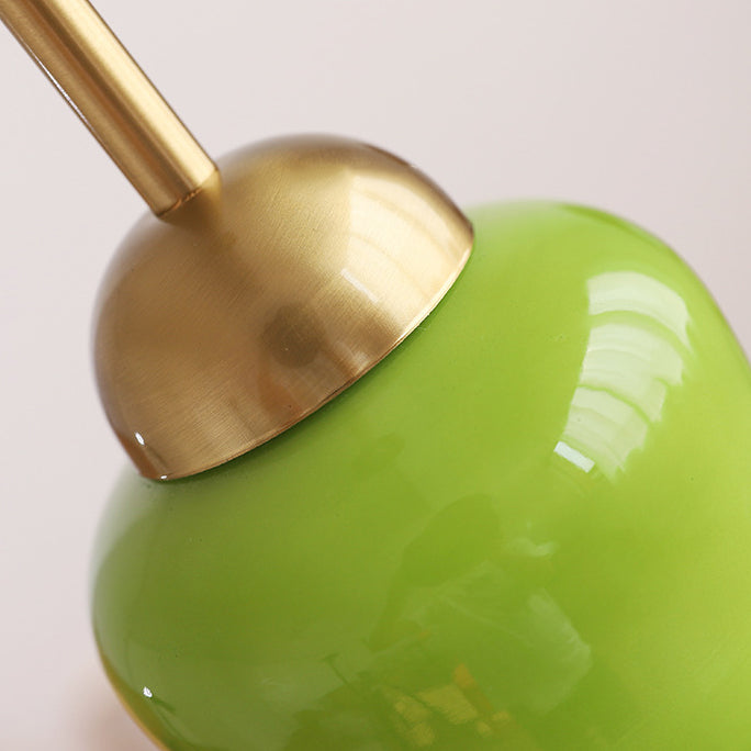 Modern Colorful Glass Gourd Pendant Light