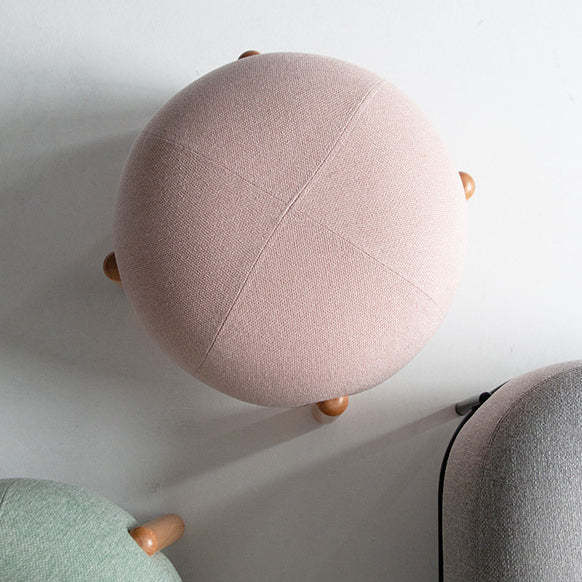 Scandinavian Ladybug Pouf Stool