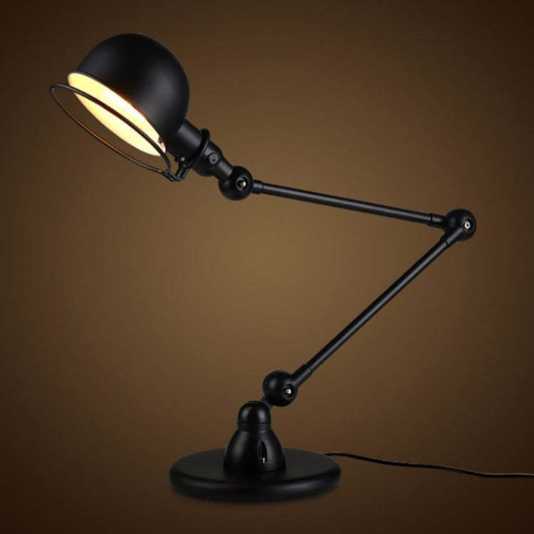 Vintage Industrial Iron Mechanical Arm Lamp — 220V-240V For UK/AU