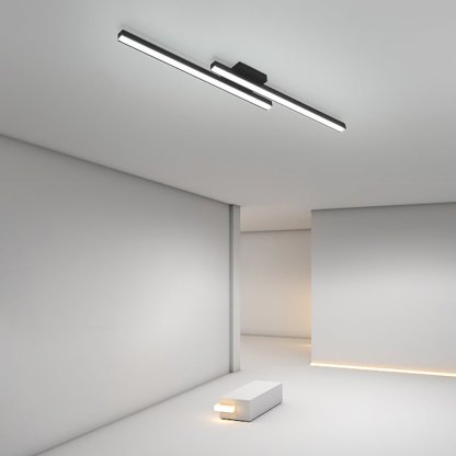 35'' Modern LED Rectangular Shaped Flush Mount Kitchen Lighting Ceiling Light-Lighom