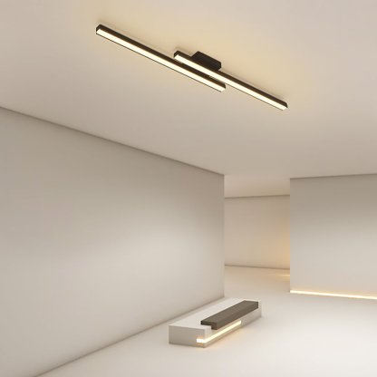 35'' Modern LED Rectangular Shaped Flush Mount Kitchen Lighting Ceiling Light-Lighom