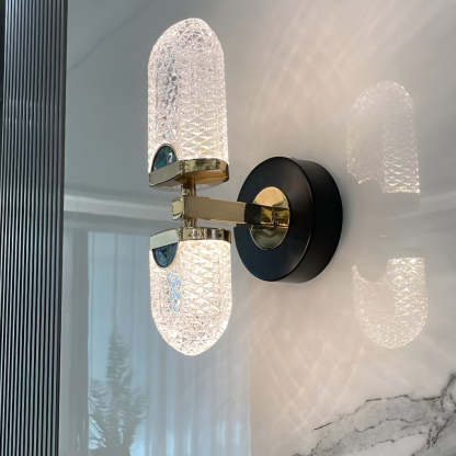 Creative LED Wall Sconces with Three-Step Dimming ??Up and Down Light Effect-Lighom