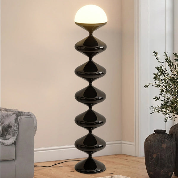 French Gourd Iron Acrylic Floor Lamp