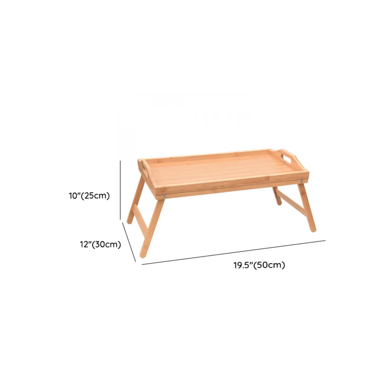 Natural Folding Bamboo Tray Desk