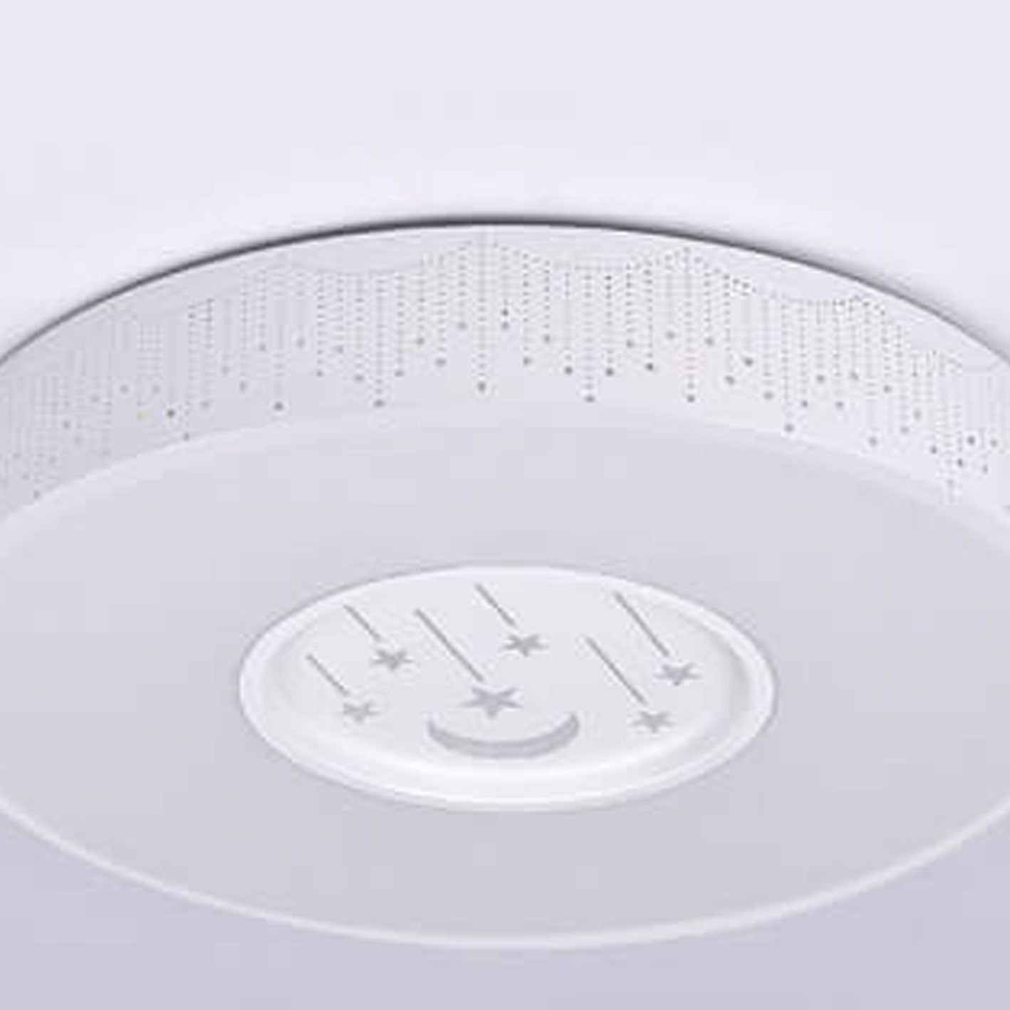 Minimalist Starry Sky Round Kids LED Flush Mount Light