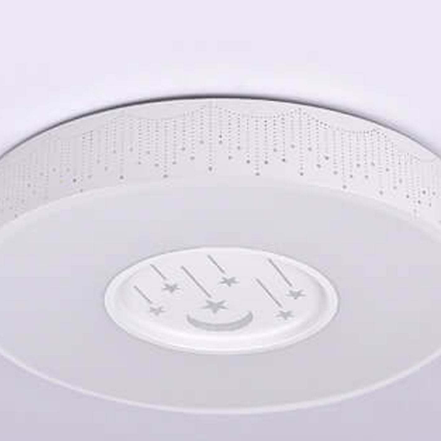 Minimalist Starry Sky Round Kids LED Flush Mount Light